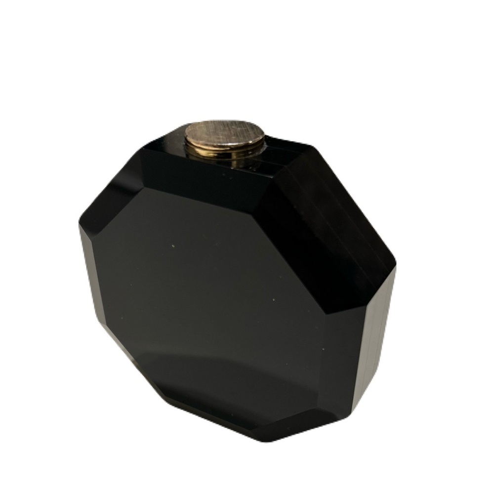 Black Glass Crystal  Object Decor Paperweight